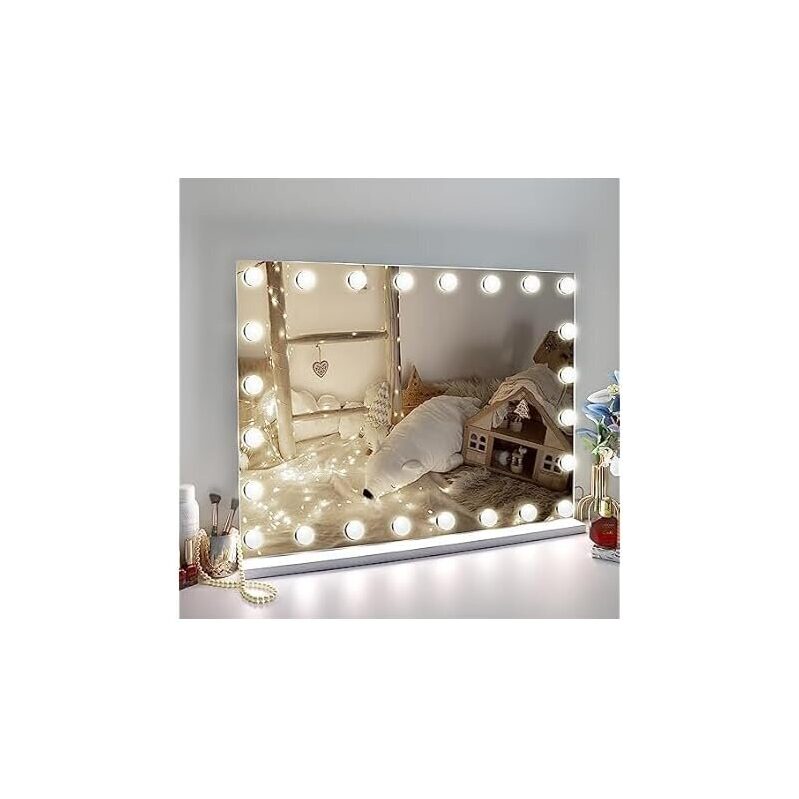 31.5-in x 23.6-in Hollywood Vanity Mirror with LED Lights