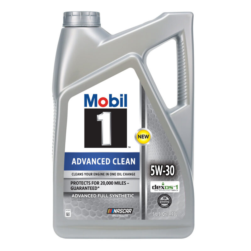 Mobil 1 Advanced Clean Full Synthetic Motor Oil 5W-30, 5 Quarts