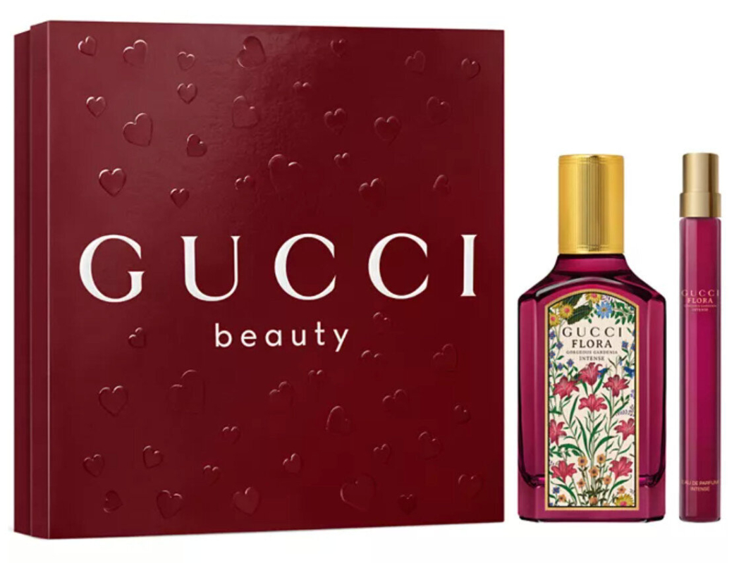 Gucci Flora Gardenia Intense Perfume Set: Main & Travel Size