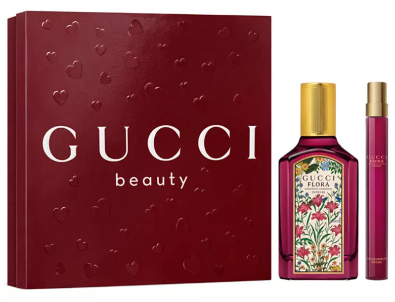 Gucci Flora Gardenia Intense Perfume Set: Main & Travel Size