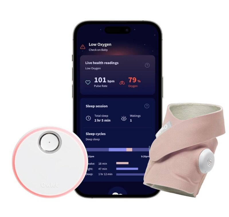 Owlet Smart Baby Monitor Sock - Heart Rate & Oxygen Tracking
