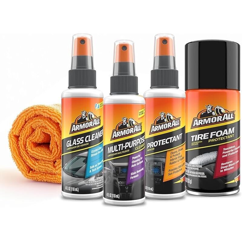 Armor All Car Wash and Car Interior Cleaner Kit 5ct