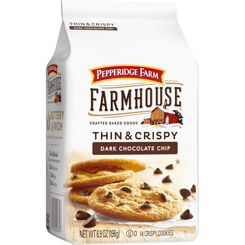 Thin & Crispy Dark Chocolate Chip Cookies - Sweet, Savory, and Guilt-Free