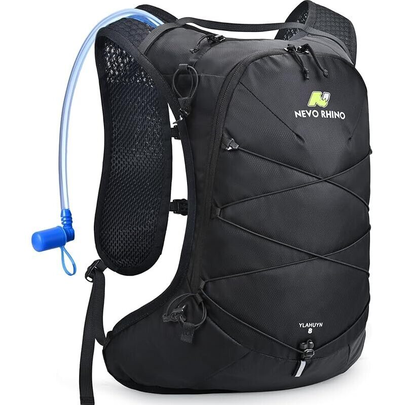 Nevo Rhino 10L Hydration Backpack with 2L Water Bladder - Ideal for Active Lifestyles