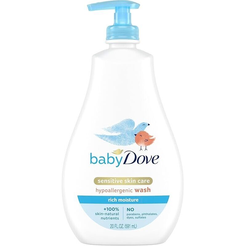 Gentle Hypoallergenic Baby Wash for Sensitive Skin