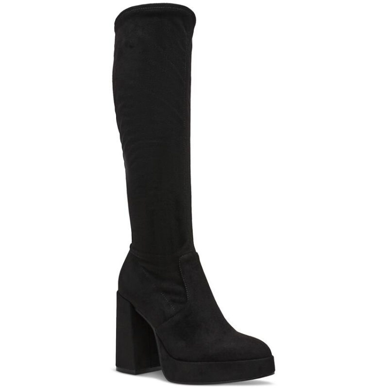 Steve Madden Twain Platform Knee-High Stretch Boots - Sophisticated Style