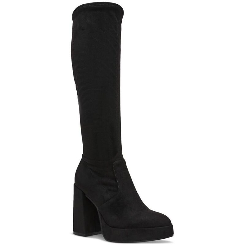 Steve Madden Twain Platform Knee-High Stretch Boots - Sophisticated Style