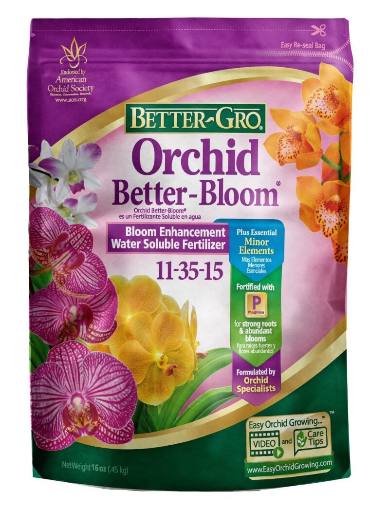Better-Gro Orchid Better Bloom Booster Fertilizer for Vibrant Orchid Blooms