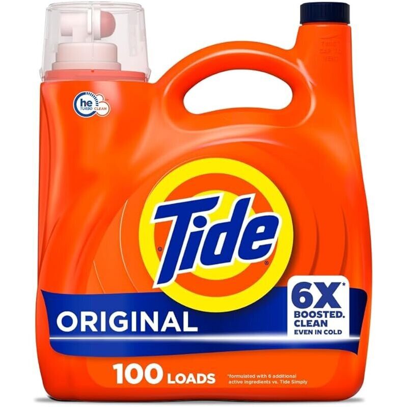 4pk Tide Liquid Laundry Detergent Original Scent - 125oz