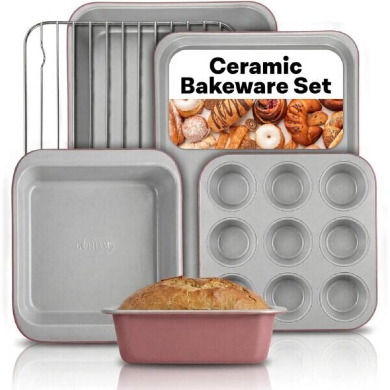 Gotham Steel 6-Piece Stackable Bakeware Set -50% Off