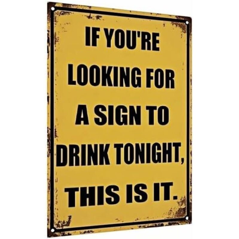 50% OFF Carastora Humorous Metal Bar Sign