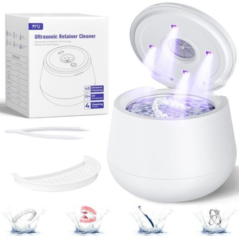 Ultrasonic Retainer Cleaner - Advanced UV & UV Technology