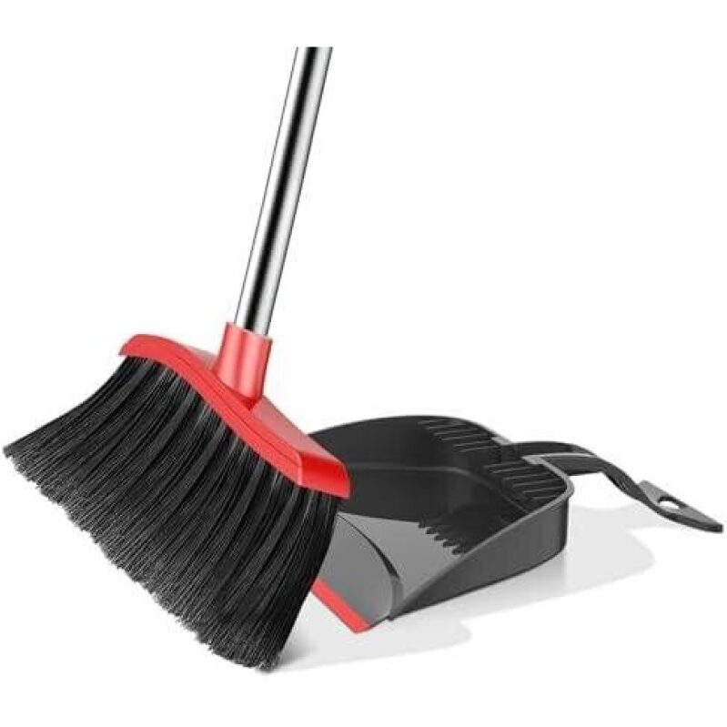 50% Off: Durable Cleaning Set with Broom and Dustpan