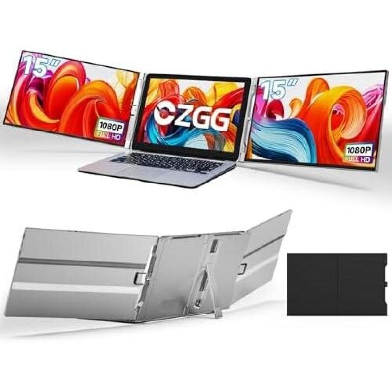 15-Inch Triple Screen Laptop Expansion Display - 47% Off