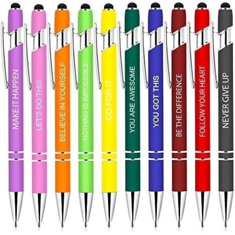 10Pcs/Inspirational Touch Ballpoint Pen Set - 50% OFF