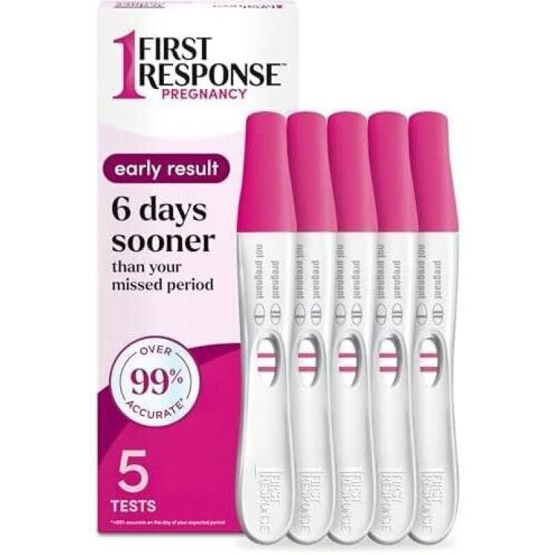 Early Pregnancy Tests (5 Pack) - 6 Days Sooner Than Your Missed Period
