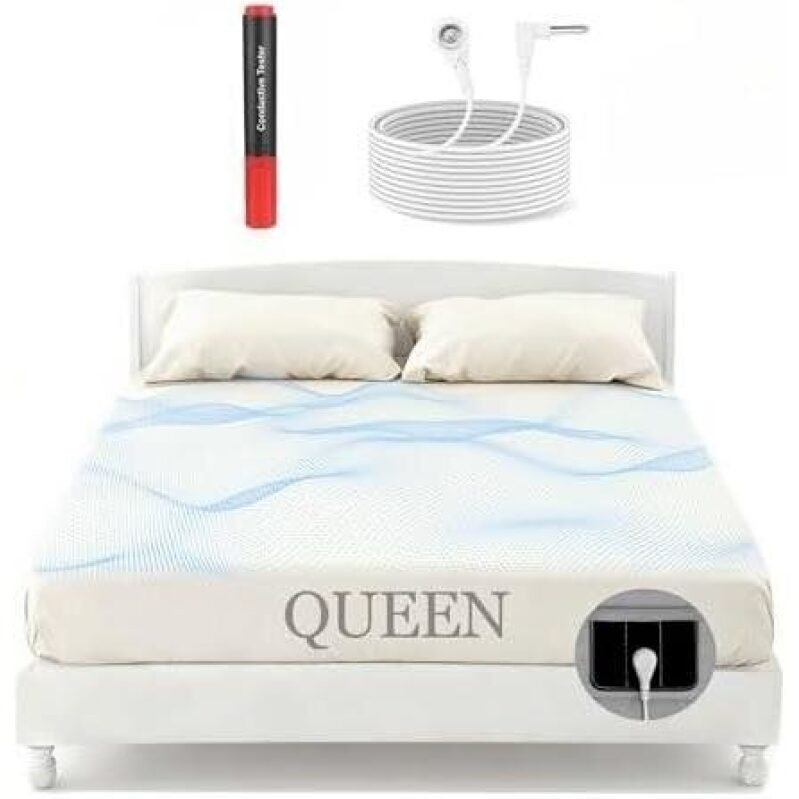 Queen Size Conducting Grounding Sheet with Earphones - 62% OFF