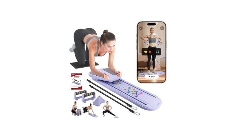 Plymax Pilates Board - 6-in-1 Mini Pilates Reformer for Home Workouts