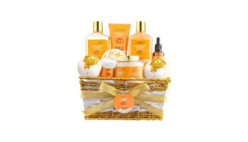 Almond Milk & Honey Beauty & Personal Care Set - Perfect Gift Basket for Women