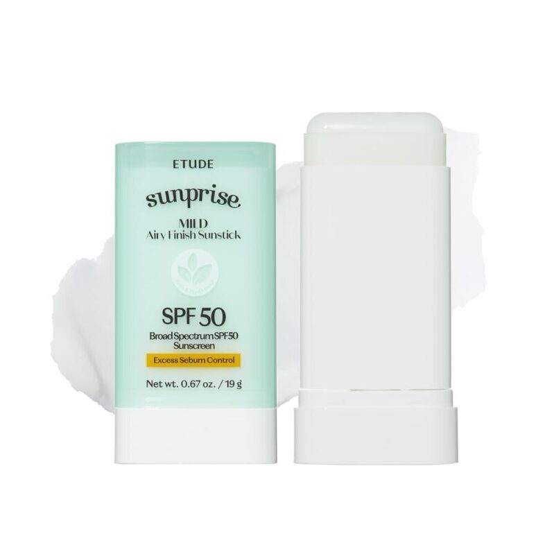 ETUDE Sunprise Mild Airy Finish Sunstick SPF50+ - Powerful UV Protection