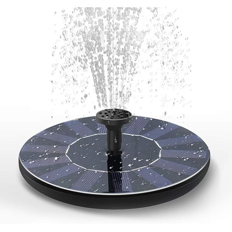Eco-Friendly Solar Fountain Water Pump for Bird Baths