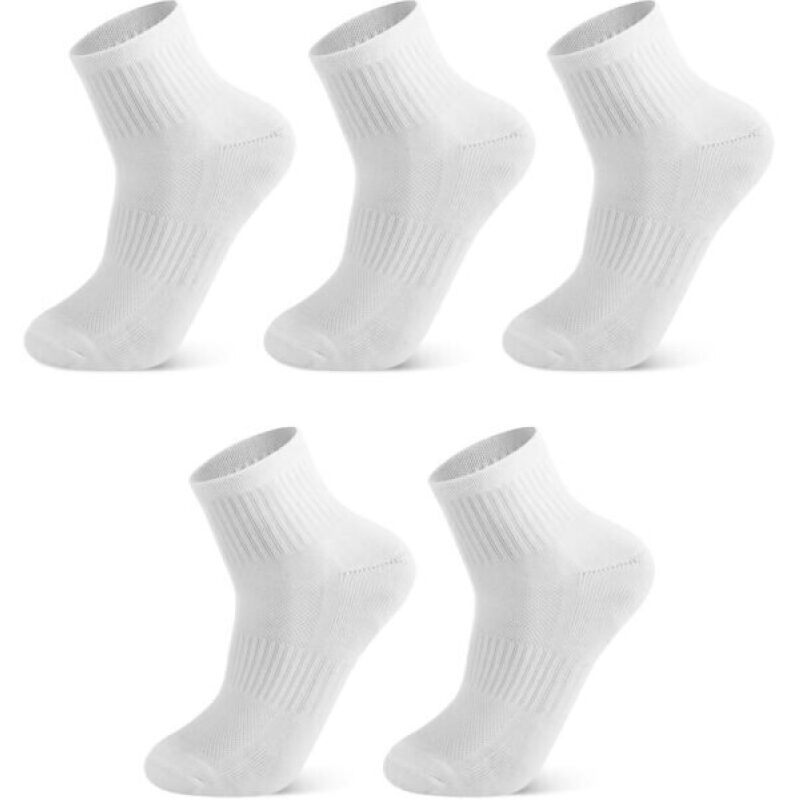 5 Pairs Ipletix Athletic Moisture Wicking Women's Ankle Socks for Running, Hiking, and Gym
