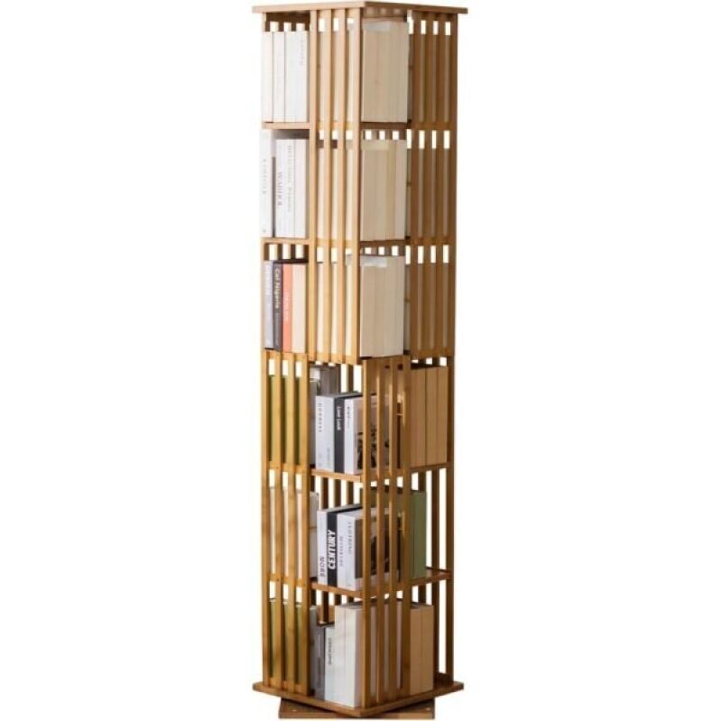 SOBIBO Bamboo Bookshelf Tower - 50% Off