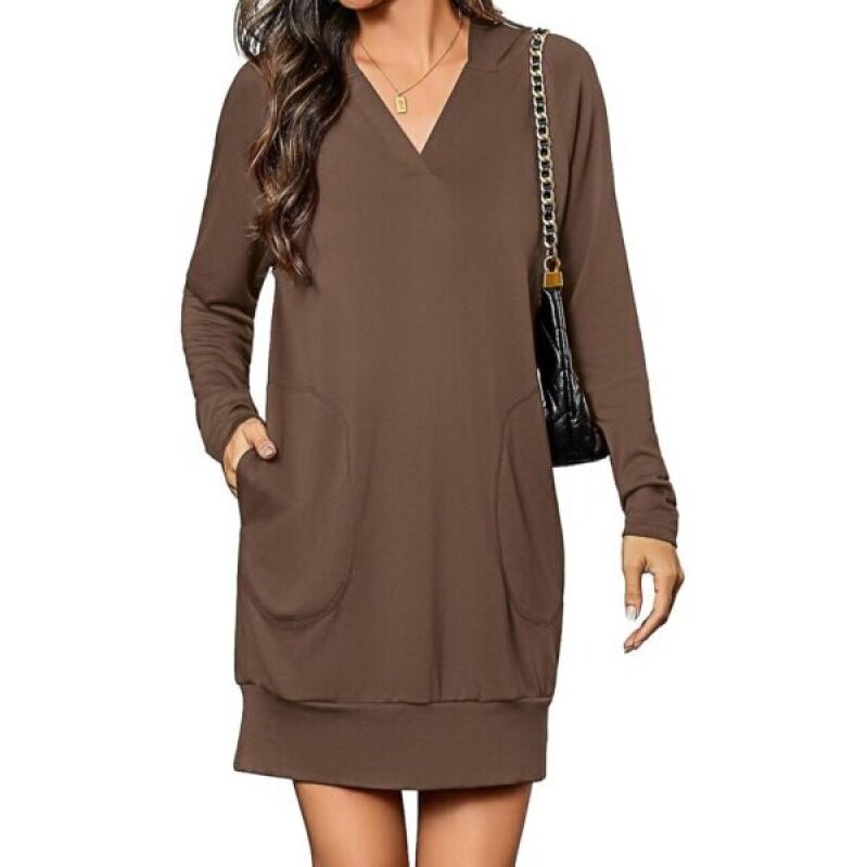 Totatuit Pullover Casual Oversized Sweatshirt Dress for Girls - 70% Off