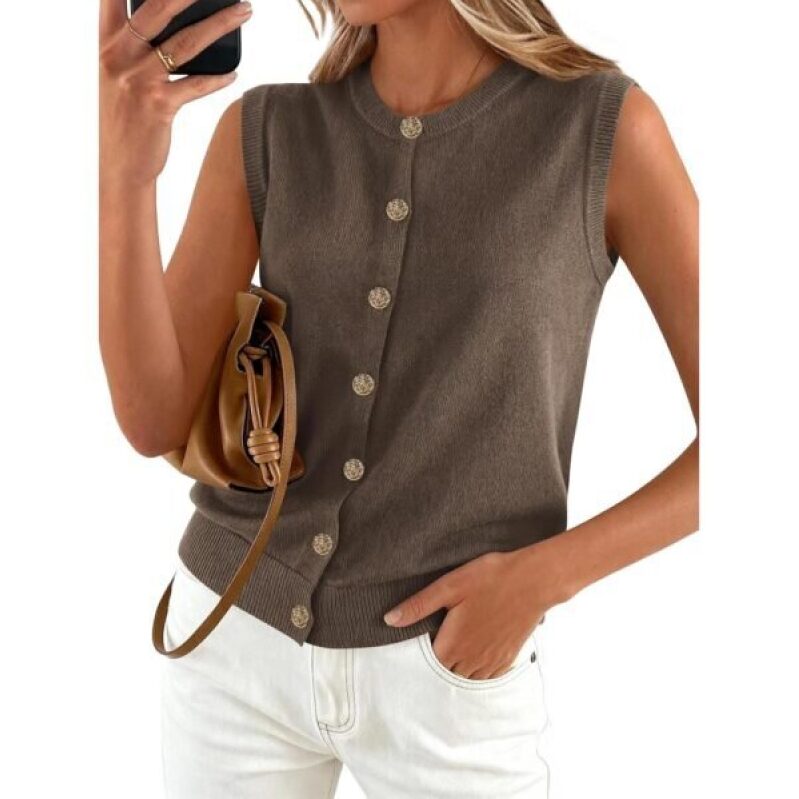BTFBM Sleeveless Sweater Vest -50% Off, Perfect for Spring/Summer