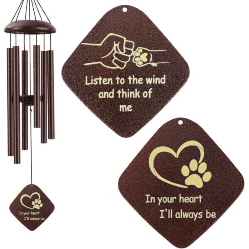 Heartfelt Wind Chimes for Pet Remembrance - 50% Off
