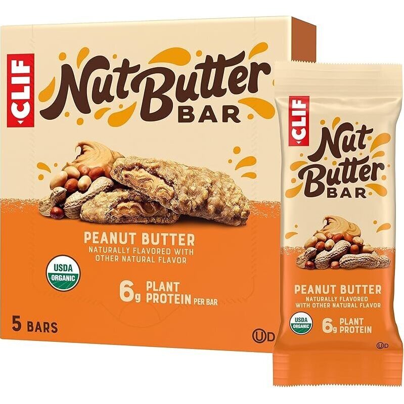 5-Pack CLIF Nut Butter Bar Chocolate Peanut Butter 1.76oz