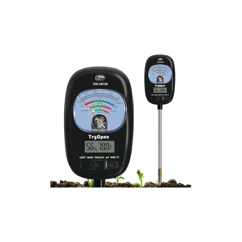 7-in-1 Soil Moisture Meter with LCD Display - Ultimate Garden Tool