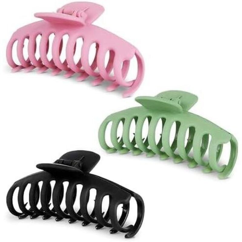 3 Pcs Claw Hair Clips for Women – 4.33