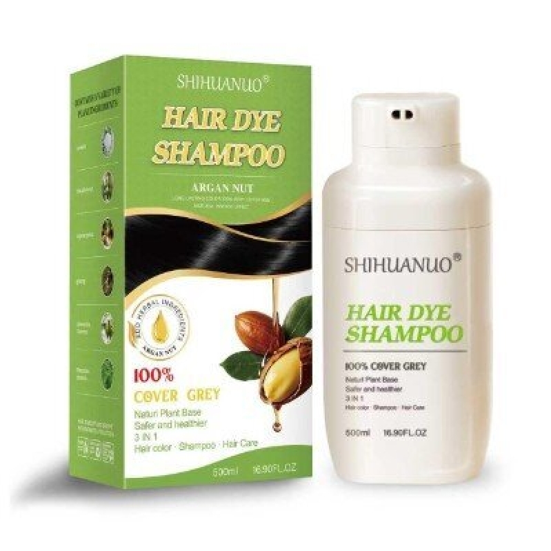 SHIHUANUO 三合一草本染发洗发水500ml - Buy 1, Get 1 Free