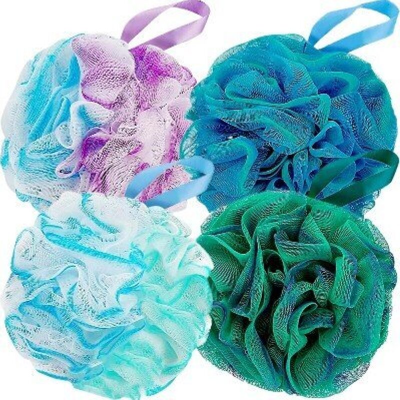 Fu Store Silky Melon Bath Balls - 4-Piece Set