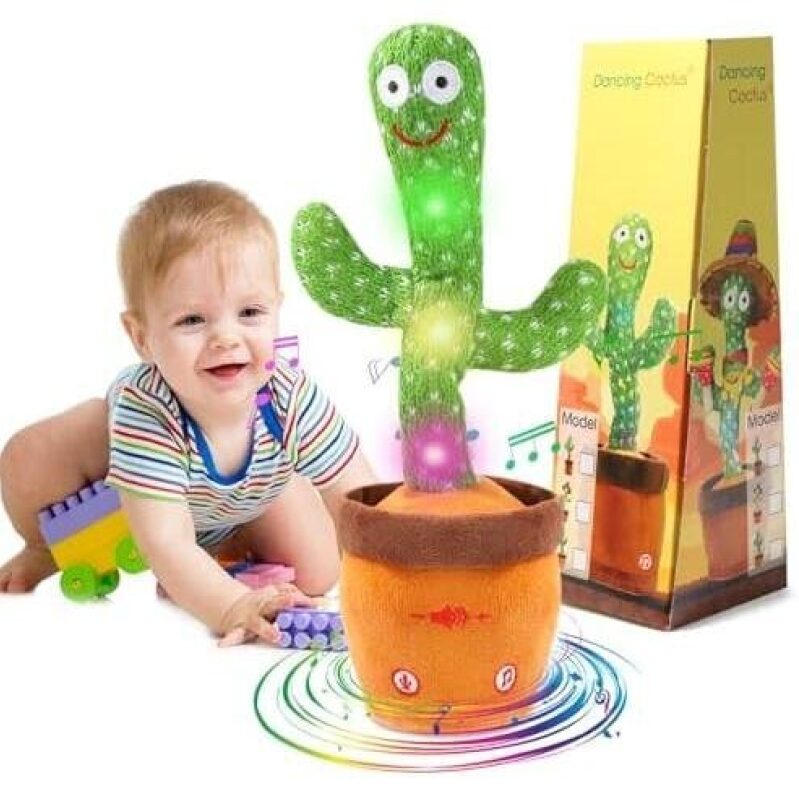 Interactive Dancing Cactus Toy for Babies - 52% Discount