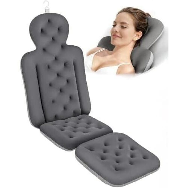 Full-Body Support Bath Mat with 160 Suction Cups - 51 inches, 40% OFF