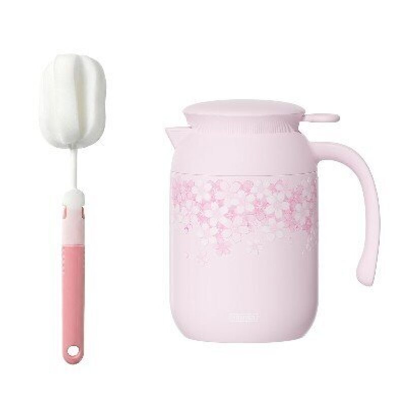 Yanis3 Stainless Steel Vacuum Flask - 40.5oz with Flower Design