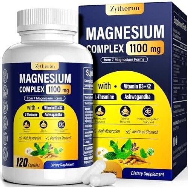 Zytheron Magnesium Complex 1100mg - 120 Vegan Capsules