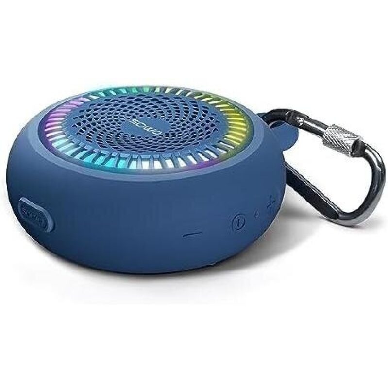 SOWO Waterproof Bluetooth Shower Speaker with LED Light - 61% OFF