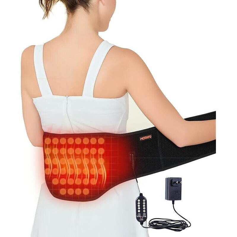 MOTAYU Heating Pad for Back Pain Relief & Period Cramps