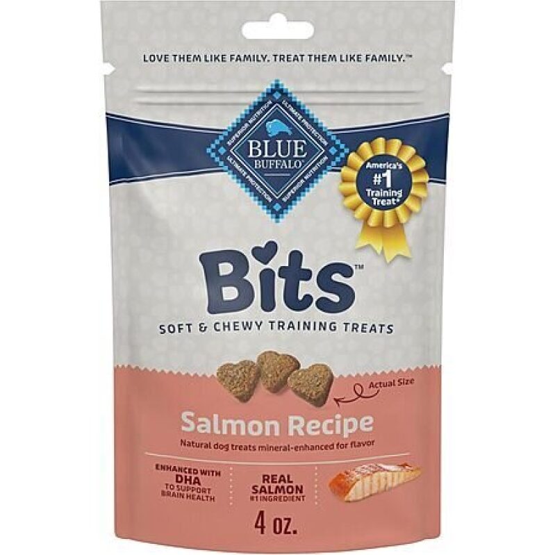 Blue Buffalo Bits Soft Dog Training Treats - Salmon Recipe