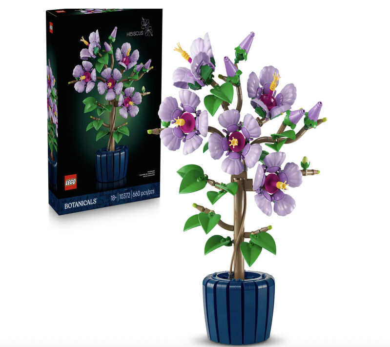LEGO Botanicals Hibiscus Flower Building Set - A Creative Outlet for Adults
