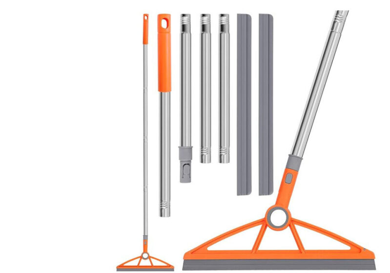 Multi-Function Long-Handled Silicone Squeegee - Magic Mop
