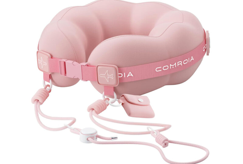 Memory Foam Travel Pillow - Discounted Price, Prime Free Shipping