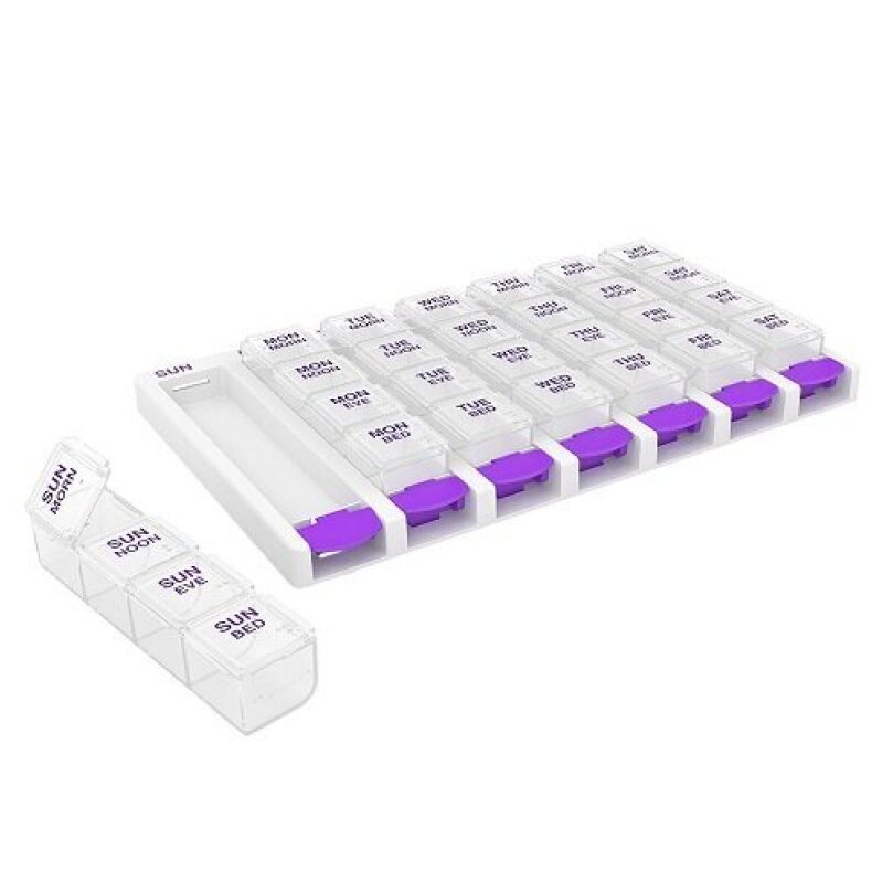 Weekly Pill Organizer Box - Affordable, Convenient Medication Management
