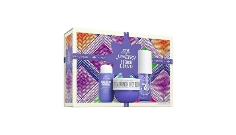 Sol de Janeiro Delicia Drench Vanilla Moisturizing Body Routine Gift Set for Women