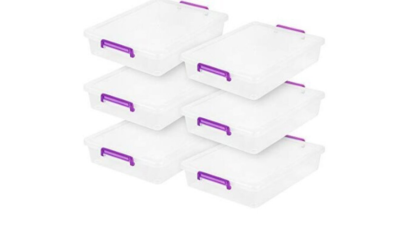 IRIS USA 6 Qt. Plastic Craft Storage Containers - 6 Pack