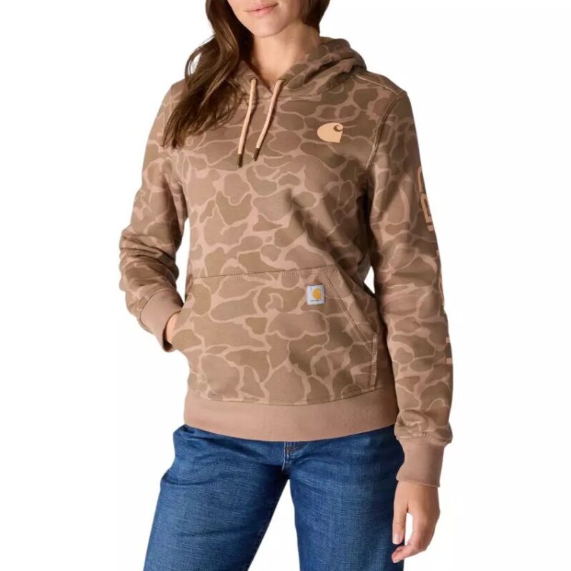 Womens Clarksburg Printed Hoodie: Camouflage Style for Everyday Wear