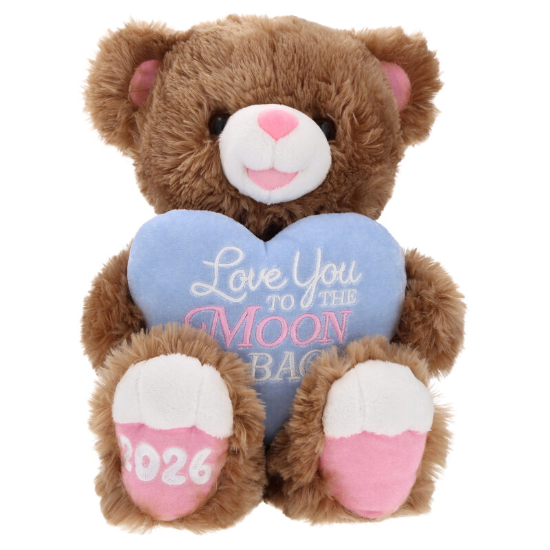 Way To Celebrate Mother's Day Large Sweetheart To the Moon and Back Teddy Bear Plush